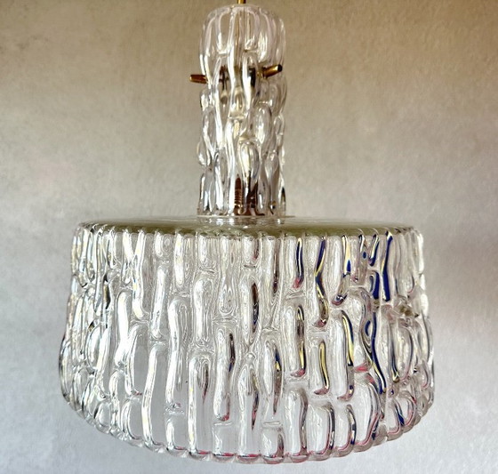 Lampada a sospensione Vintage Kalmar – Lampade a sospensione, Vetro, Ottone (photo 10 of 14)