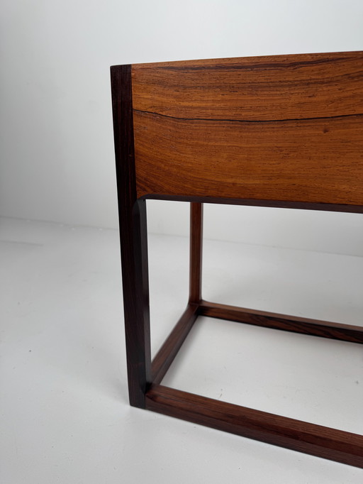 Fioriera in palissandro Kai Kristiansen per Aksel Kjersgaard – Modern danese