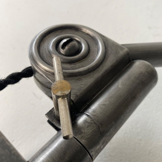 Image 1 of ANCIENNE LAMPE APPLIQUE D’ATELIER BAUHAUS HALA 122