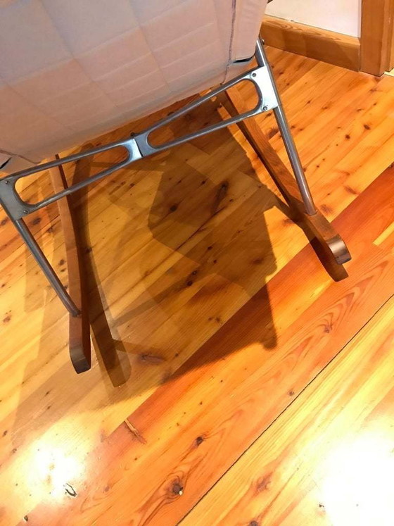Mid-Century Japanese Rocking Chair by Takeshi Nii, Mid Century Modern (photo 4 of 9)