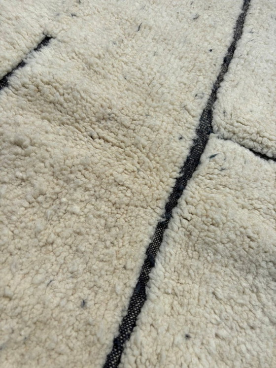 Image 1 of Tapis marocain blanc sur mesure, 400 x 300 cm, tapis berbère