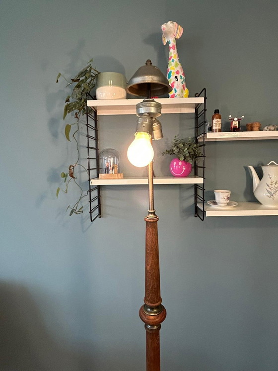 Image 1 of Base de lámpara de roble antiguo