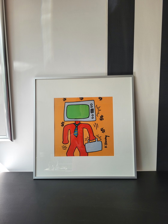 Image 1 of Keith Haring Art Print From the 1980s