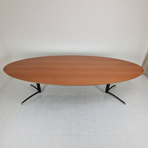 Image 1 of Very Large Oval Dining or Conference Table by Artifort