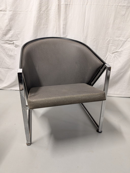 Brutalistischer Jouko Järvisalo Sessel Mondi Soft Chair 80er Jahre