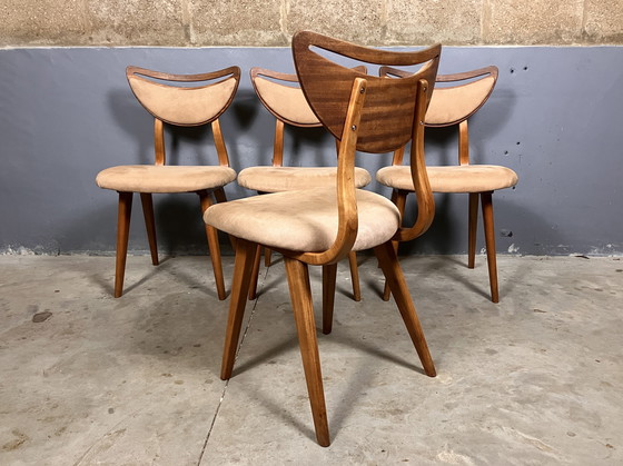 Image 1 of Vintage chairs 4 Mid - Century