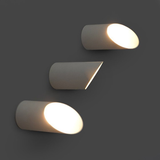 Image 1 of 3 lampade da parete “Obliqua” di Claudio Dini per Bieffeplast, anni ’70