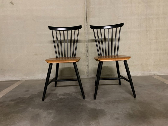 Set di due sedie vintage di Pastoe. – Sedie da pranzo, Legno (photo 7 of 13)