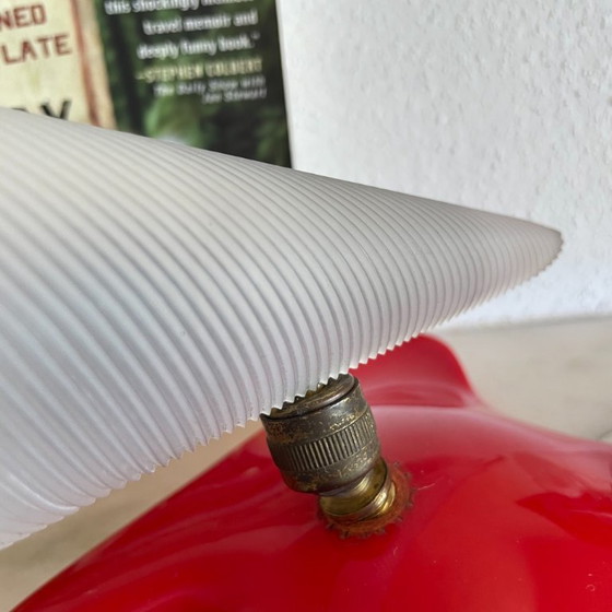 Franse, verstelbare wandlamp van rood plastic in mid-century modern stijl, jaren 60. – Wandlampen (photo 13 of 13)
