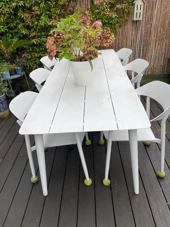 Image 1 of Design garden table with chairs