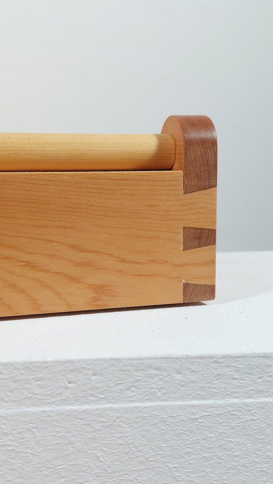 Image 1 of Carpenter-made wooden minimalist vintage wooden box dovetail