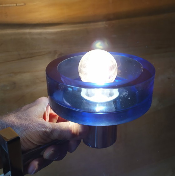 Image 1 of Aplique de Murano Seguso Flavio Poli blu, años 70.