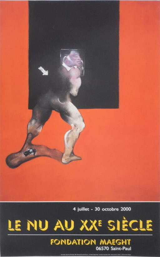 Francis Bacon : Etude pour un nu, Affiche originale d’époque – posters, Paper