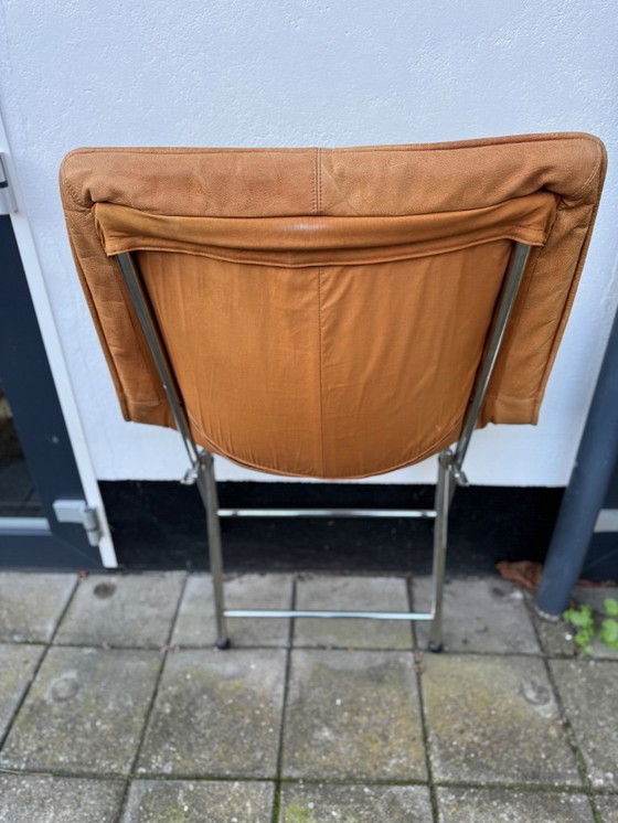 Image 1 of Chaise en Cuir Molinari par Teun van Zanten