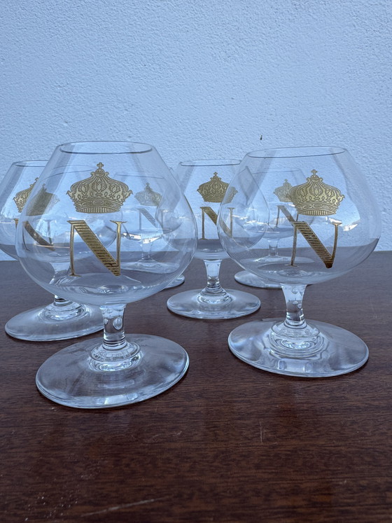 Image 1 of Copas de licor Napoleón de cristal Baccarat