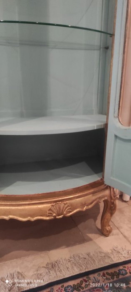 Image 1 of Vetrina - Luigi XIV - Dorato, Legno, Vetro - Prima metà del 18° secolo