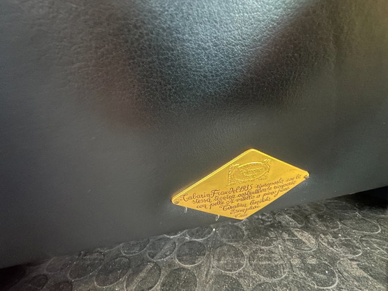 Poltrona Frau Sofagarnitur Tabarin. 2+1+1 – Leather, Metal (photo 15 of 17)