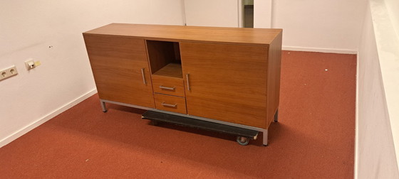 Image 1 of Modern wooden sideboard with drawers and compartments