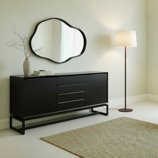 Scandinavisch Design Dressoir Zwart nieuw – Wood