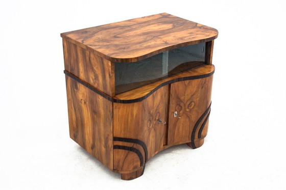 Image 1 of Art Deco glass chest of drawers, Poland, 1950s.