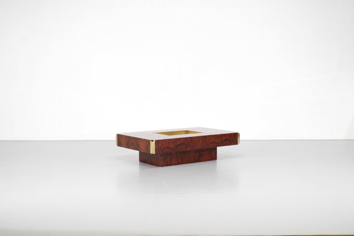 "Alveo" coffee table attributed to Willy Rizzo for Mario Sabot, Italy, 1970s