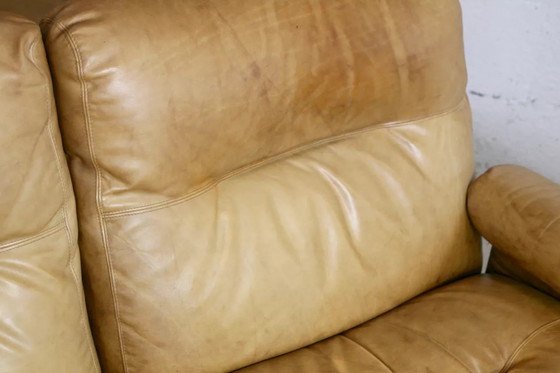 Image 1 of Divano in pelle, modello Albany, fine anni '70, edizione Roset