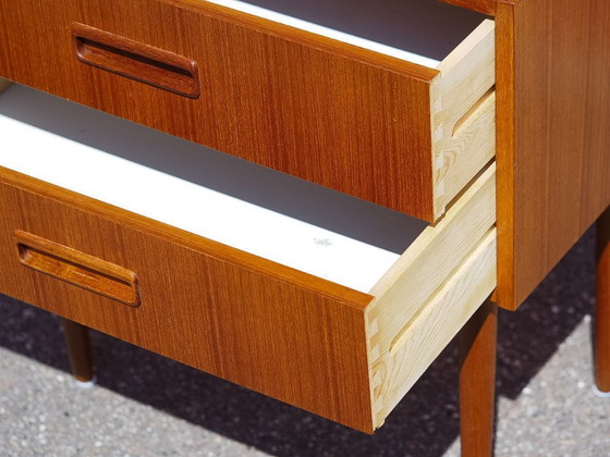 Deense vintage teakhouten ladekast uit de jaren 60 – Ladekasten, Wood (photo 11 of 12)