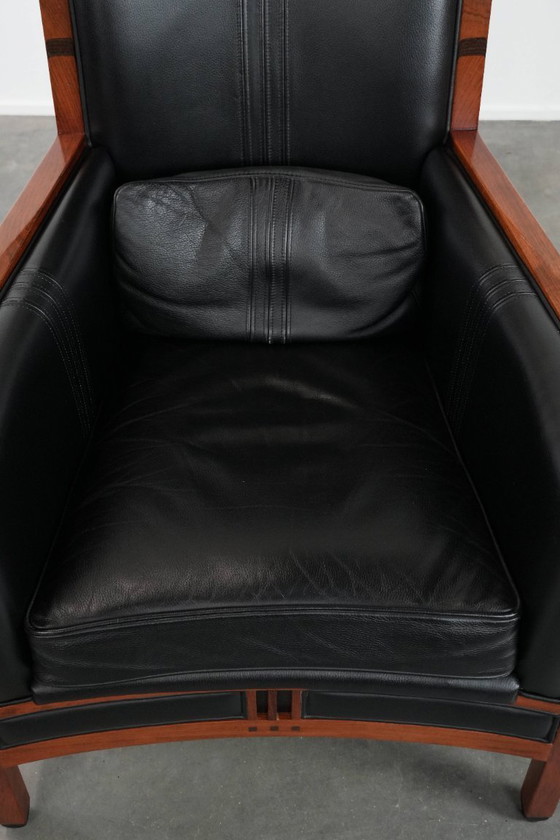 Image 1 of Sillón de diseño Art Déco negro de Schuitema de la serie Decoforma