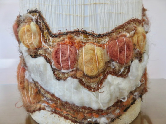 Pierced Ceramic Lamp with Double Lighting, Monogrammed and Dated, France – Table lamps (photo 21 of 22)