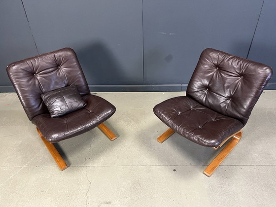 Image 1 of Sillones Kengu de Elsa & Nordahl Solheim, juego de 2, años 60