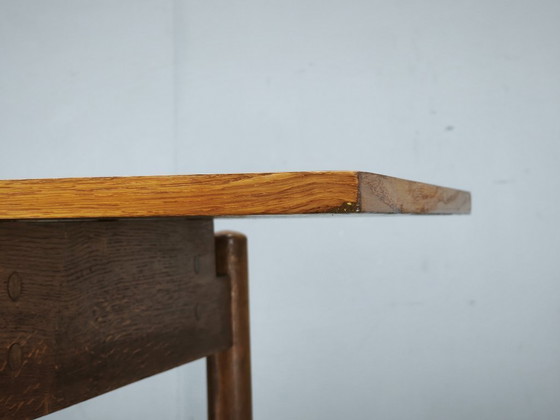 Image 1 of 1960s Czech Coffee Table in Solid Oak by Krásná Jizba
