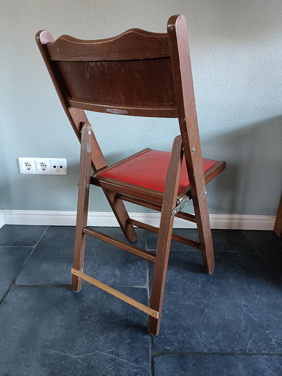 Image 1 of Vintage Folding Chairs 1950s