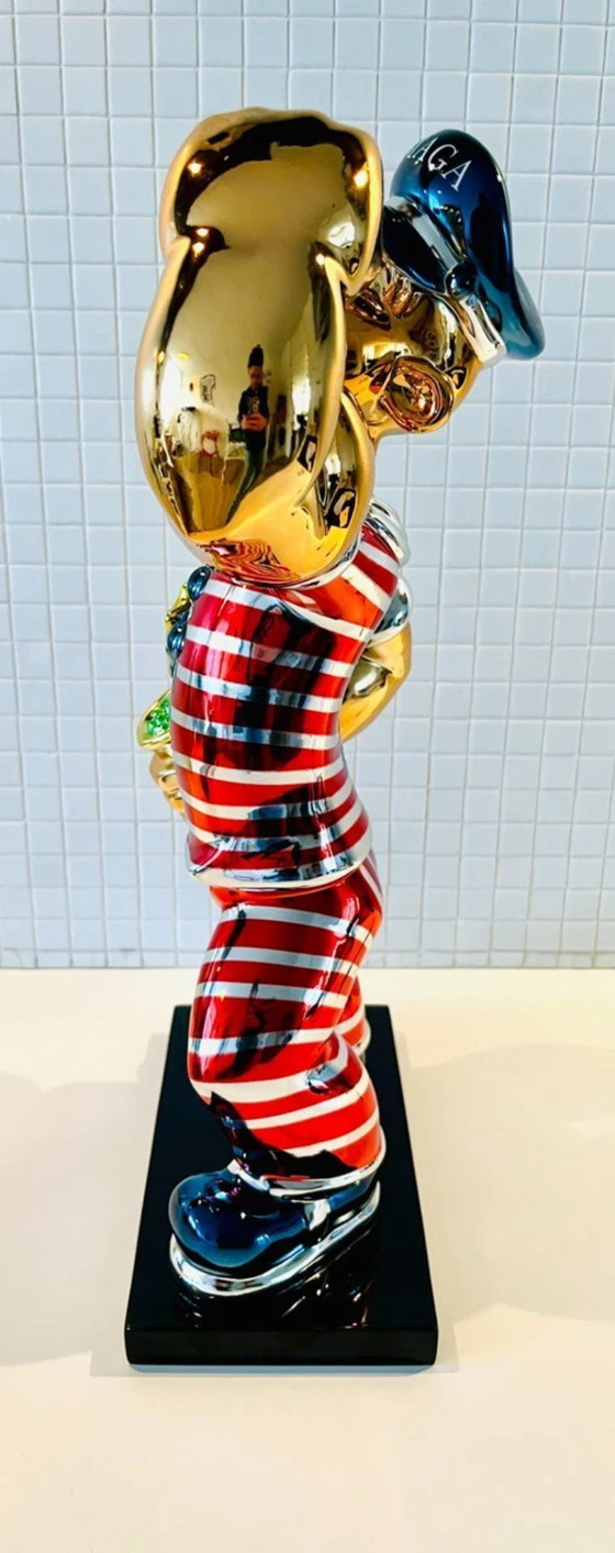 Image 1 of Sculpture XL Popeye USA, Pop Art, Luxe, Argent, Statue, Dessin animé, États-Unis