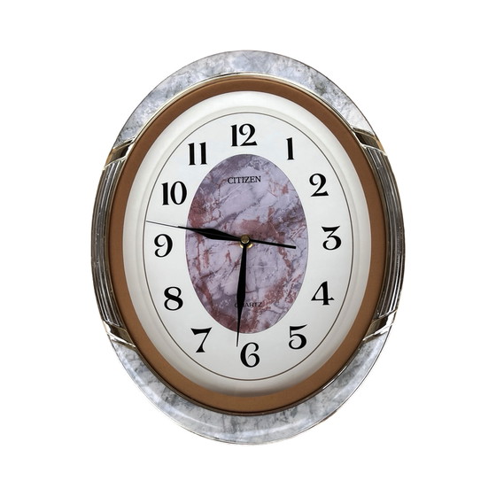 Image 1 of Nice Hollywood Regency Citizen Wall Clock, Made in Japan, 1980s