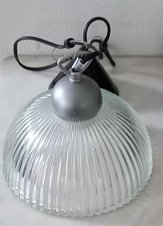 Image 1 of Vintage Holophane pendant lamp