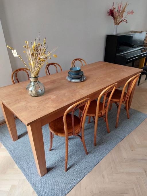 Set van 6 authentieke Wilhelm Schauman bentwood bistrostoelen – Jyväskylä, Finland
