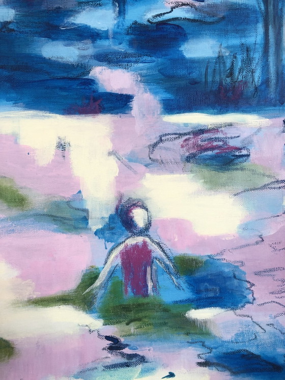 Boschi misteriosi, Arte, Tela, Blu (foto 5 di 5)