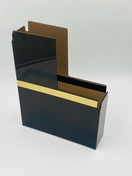Vintage Esselte Bo Armstrong Magazine Rack – tijdschriftenrek, Plastic (photo 2 of 11)