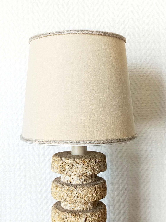 Tormos Style Brutalist Stone Lamp, Circa 1970 – Table lamps (photo 4 of 12)