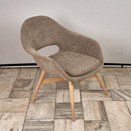 Vintage Shell Lounge Chair von Miroslav Navratil, 1960er Jahre, Tschechoslowakei