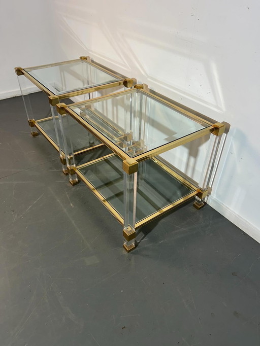 Set of side tables Pierre Vandel '1970'