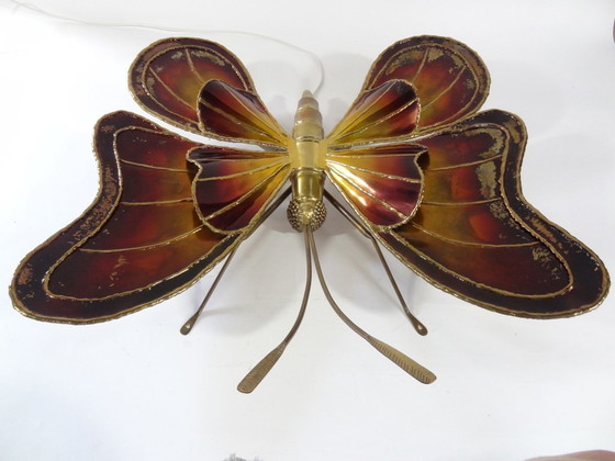 Image 1 of Applique da parete a forma di farfalla, Henri Fernandez
