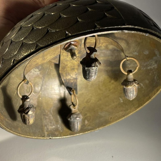 Desk Bell Figurine in Bronze with Acorn-Shaped Chimes, 19th Century – Table accessories, Brass (photo 15 of 16)