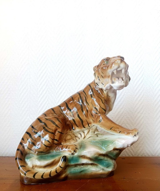 Image 1 of Ceramic tiger circa 1940/1950