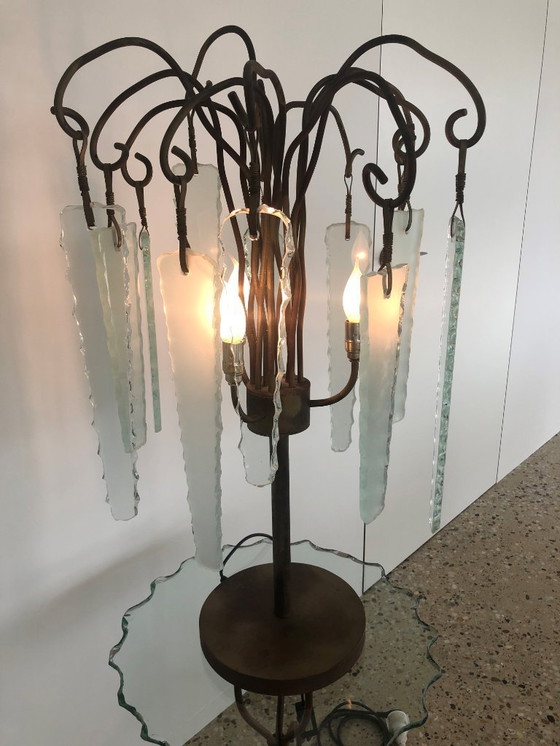 Image 1 of Brand van Egmond tafellamp Behind the frosted glass