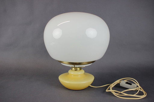 Grande lampe de table du milieu du siècle de Valašské Meziříčí, Tchécoslovaquie, années 1960.