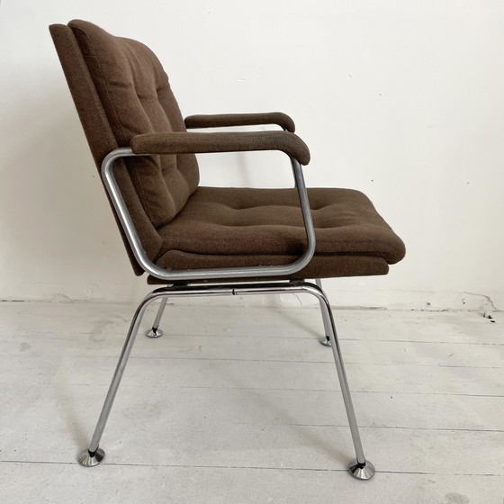 Image 1 of Chaise vintage design allemand Drabert dans le style du fauteuil Artifort