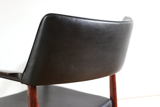 Vintage Scandinavische fauteuil van palissanderhout, ontworpen door Erik Worts, 1960. – Wood (photo 6 of 12)