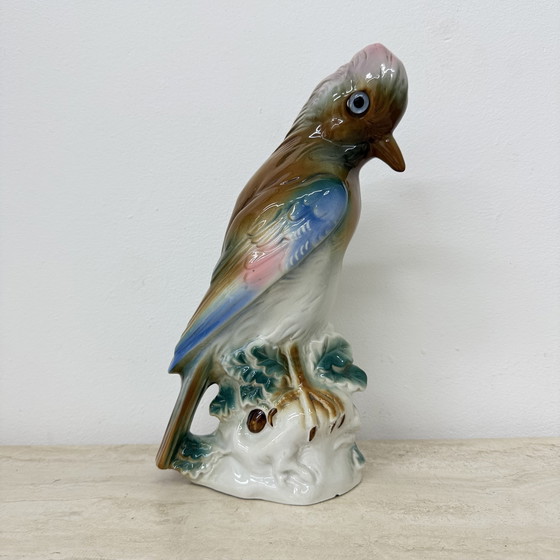 Image 1 of Vintage porcelain Parfume lamp bird , 1950s