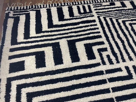 Image 1 of Tappeto marocchino fatto a mano, artigianato tradizionale, 3/4 m